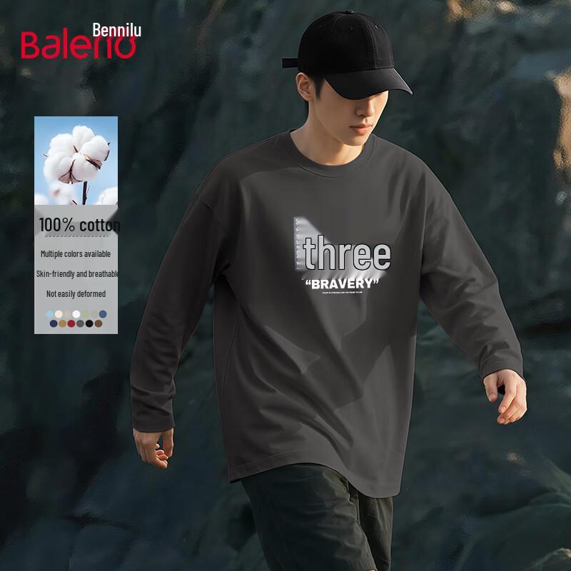 Baleno Unisex JPB BD Pure Cotton Long Sleeve T-Shirt L