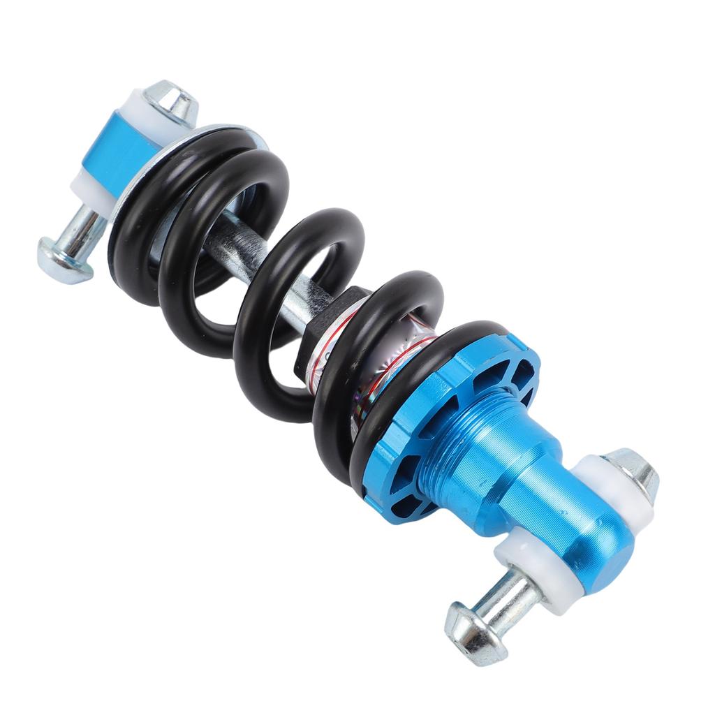 Motosiklet Arka Amortisör 125mm 4.92in Merkez Mesafesi Alüminyum Alaşımlı Çelik Yüksek Performanslı Amortisör Mavi