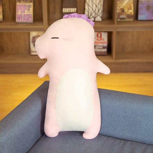 

1pc 75cm Soft Stuffed Animal Dinosaur Plush Toy Cartoon Dino Humanoid Doll Sofa Cushion Girls Kids Sleeping Pillow Birthday Gift St Practical Use 75CM розовый