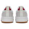 Li Ning Tianji 2.0 Synthetic Leather Slip Resistant Abrasion Resistant Low top Skateboard Shoes Men's White Gray Red AGCT211-6