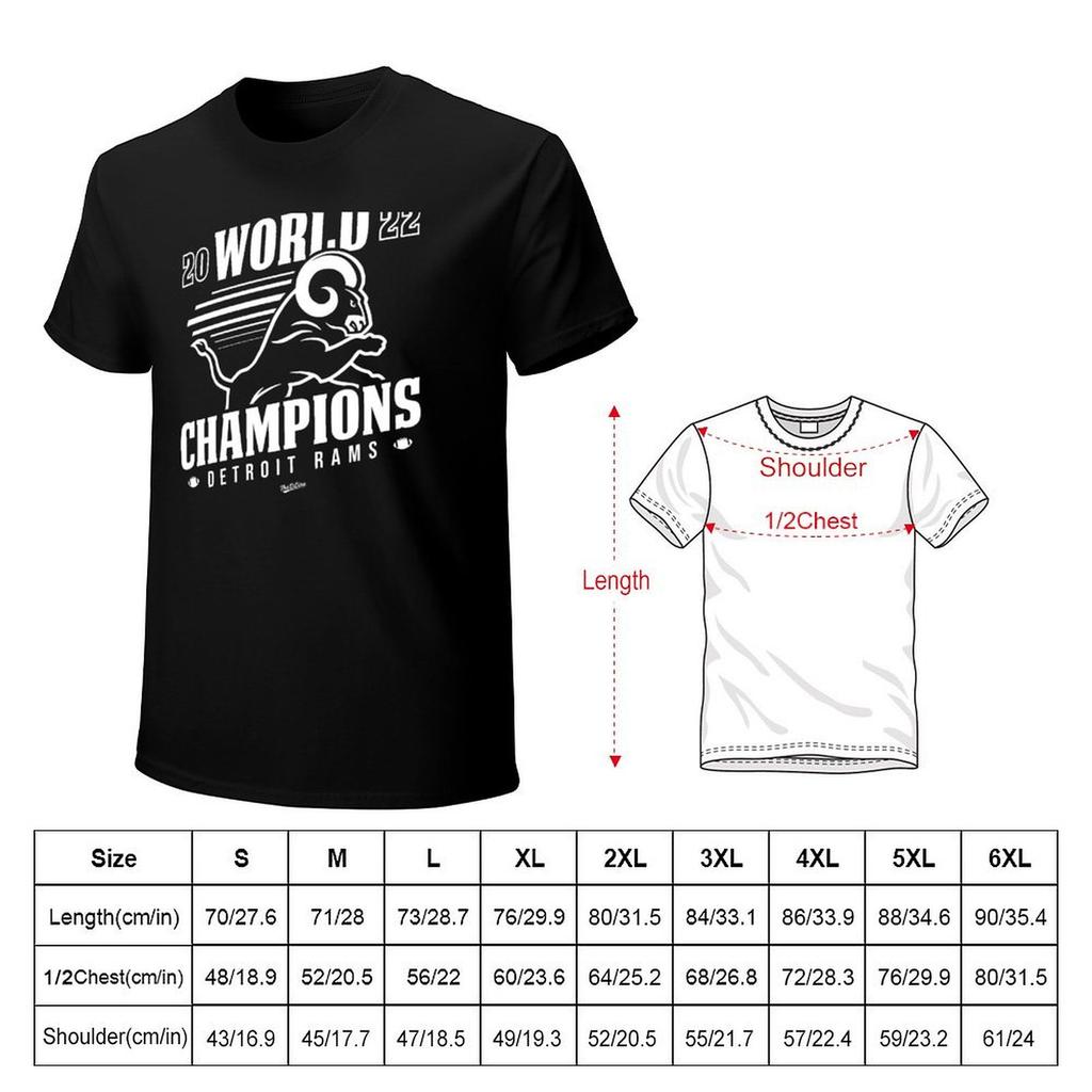 WORLD CHAMPIONS TShirt Aesthetic clothing animal prinfor boys funny costumes designer shirts mens white t shirts