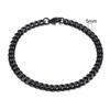 Vnox Mens Simple 3 -11mm Stainless Steel Curb Cuban Link Chain Bracelets For Women Unisex Wrist Jewelry Gifts