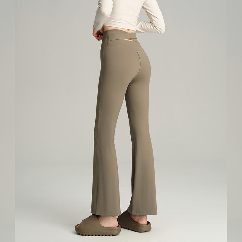 2026 Summer Lightweight High-Waisted Breathable Micro-Flare Yoga Pants