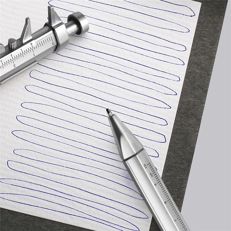 Multifunction Caliper Pen Ball-Point 0.5mm Ballpoint Pen Gel Ink Pen Vernier Caliper Roller Ball Pen Creativity Stationery