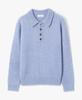 Le Mad Aran Wool Pk Knit - Sky