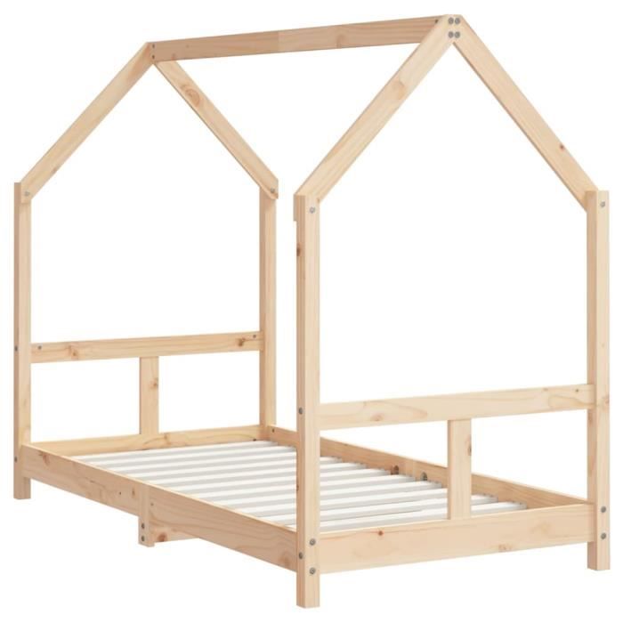 VidaXL Bed Frames for Children 80x160 Cm Solid Pine Wood 835724