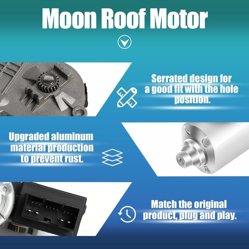 Sunroof Motor Compatible with Ford Explorer Sport Utility 2011-2017 Moonroof Motor Replaces BB53-15B689-AB BB5Z15790A BB5Z15790D