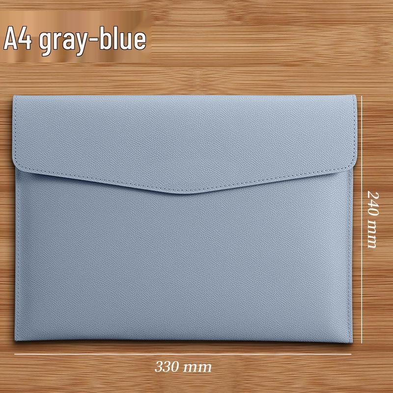 Premium Leather A4 Document Bag with Logo Printing Option