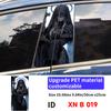 Gothic Nun Sister Car Halloween Sticker Auto B-pillar Car Center Column Decor Cover Scratches Waterproof Vinyl Decal Accessories