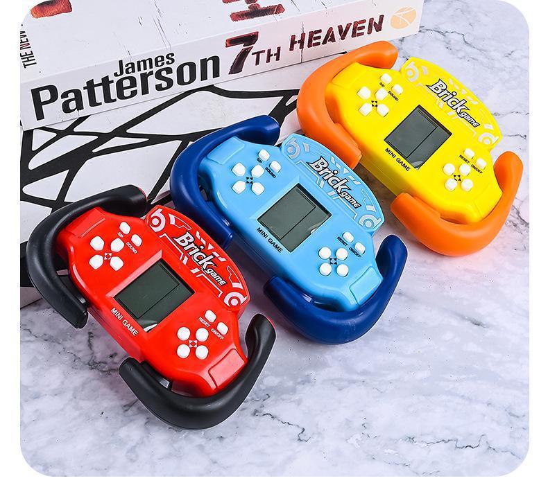 Tetris Mini Retro Handheld Console - Color Box Slightly Damaged, Nostalgic Stress Relief Toy for Students