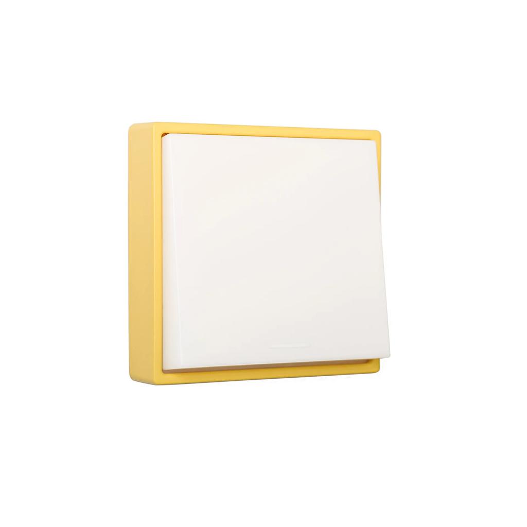 Bedroom USB Charging Minimalist Switch Night Light for Home Bedroom Bedside – Simple White/Yellow Design