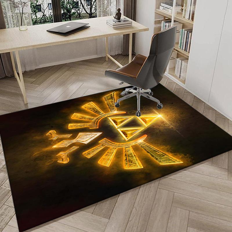 Heroic Legend Crest Carpet, Chair Rug,Rug for Office Bedroom Living Rooms, Doormat Decor Fan Gift Christmas Gift