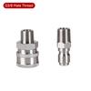 2Pcs/Set Stainless 3/8" 1/4" Quick Connector & Plug With NPT3/8 NPT1/4 Male Female Fitting Thread High Pressure Washer Accessories
