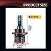 2PCS Super Brightness Car Lamps H13 Hi Lo Beam Headlight Perfect Beam Pattern 20000LM 110W CSP Chips LED Built-in Drive Bulbs