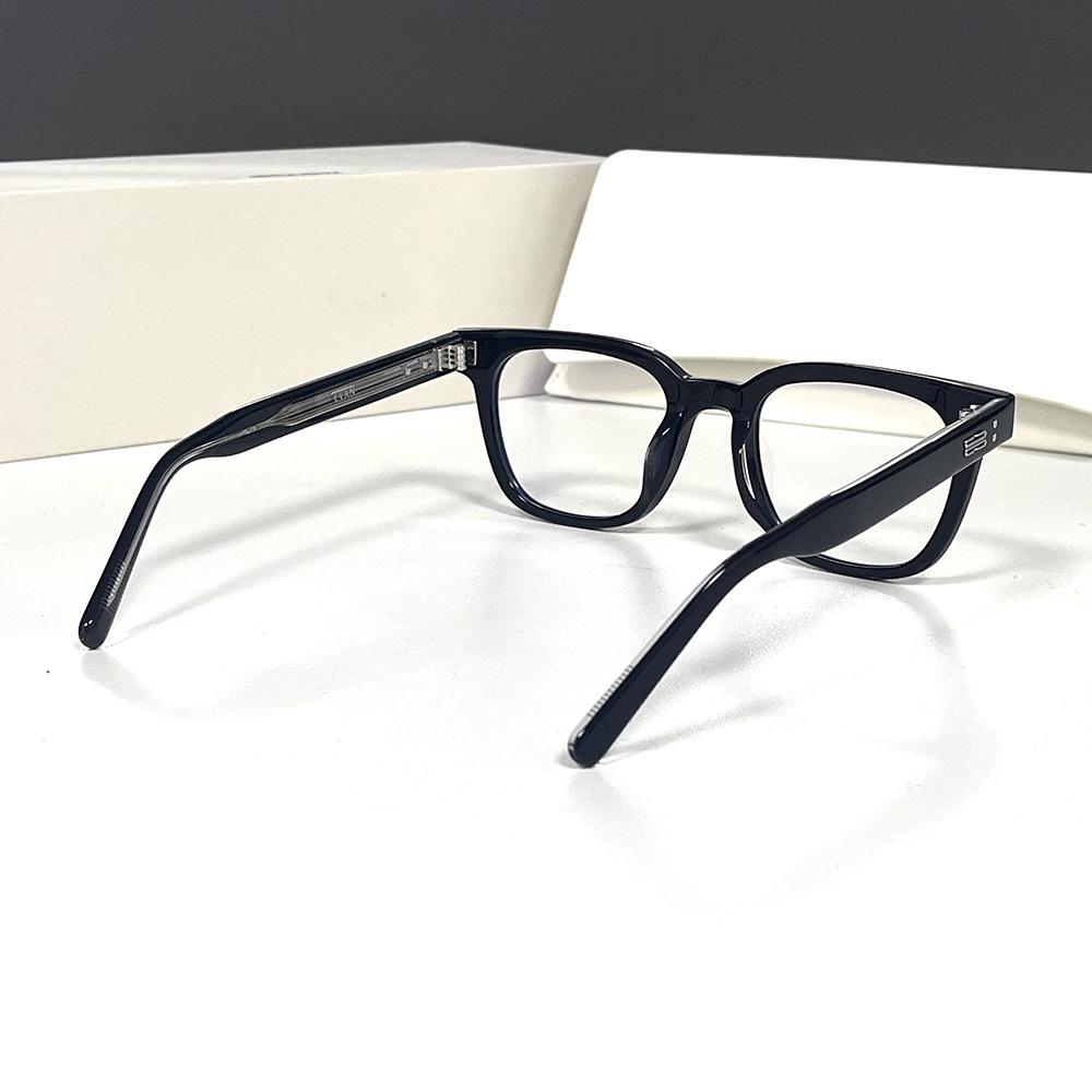 2024 Retro GM Square Eyeglass Frame, Unisex Acetate with Prescription Lenses