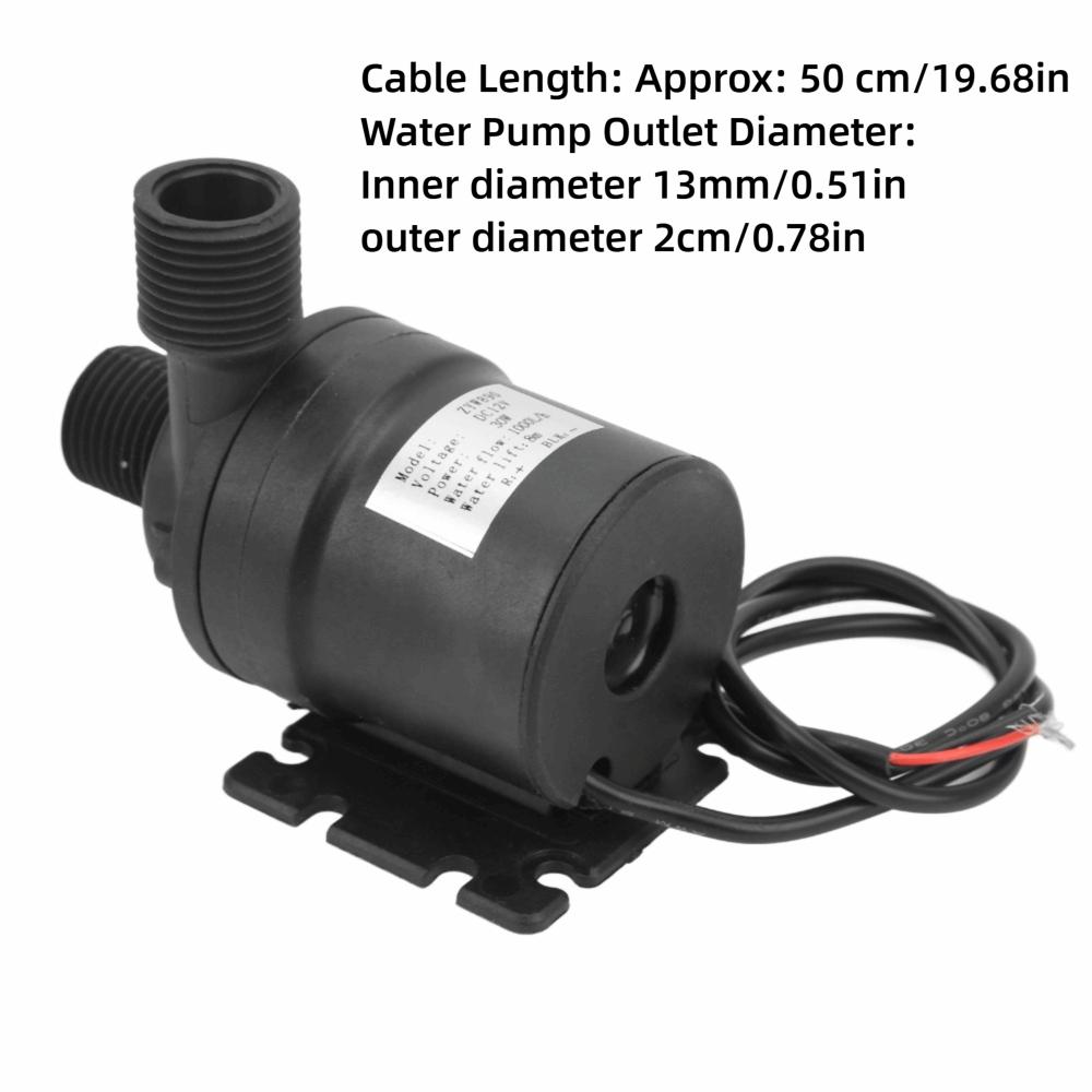 Pompa Acqua DC12V DC12V 30W Potenza Pompa Sommergibile Centrifuga Sistemi di Circolazione Acqua