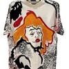 1990s Vintage Jane Avril Henri De Toulouse-Lautrec French Pop Art Shirt All Over Print Graphic Tee Made In USA Streetwear Size L