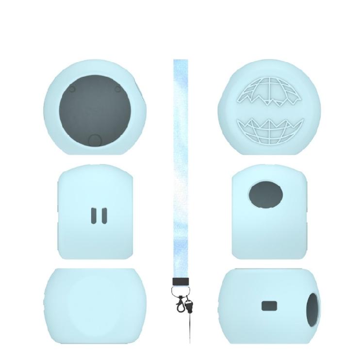 Water Resistant Silicone Case For Punirunes Digital Pet Toy Soft Shockproof Protective Sleeve Covers with Lanyard