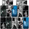 Case for Samsung Galaxy S25 S23 S22 S24 Ultra FE A05 A06 A15 A16 A36 A37 A35 A54 A55 A56 A57 A25 A26 A53 Comics Levi Attack On Titan Eren Jaeger Cover
