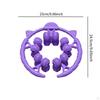 20 Wheels Portable Circular Leg Massage Roller, Great for Muscles