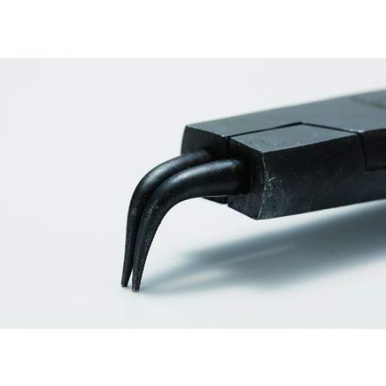 TRUSCO Snap Ring Shaft Curved 51-1B Pliers, Type, 1.0, Jaws, 51-Type