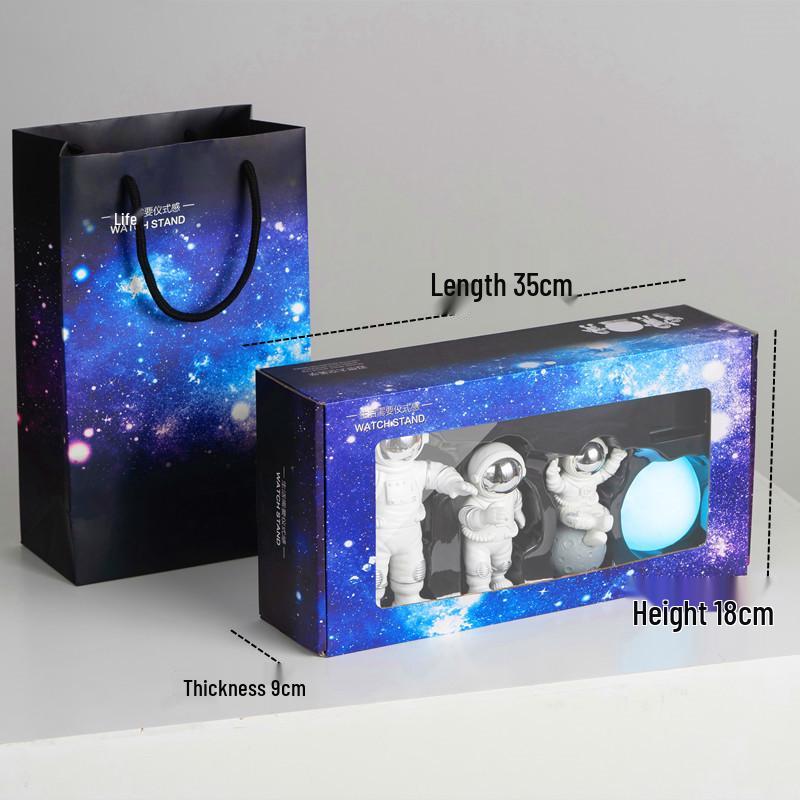Kleiner Astronauten-Anhänger - Weltraummann-Dekoration für Wohnzimmer, Zuhause, Weinschrank oder als Einweihungsgeschenk