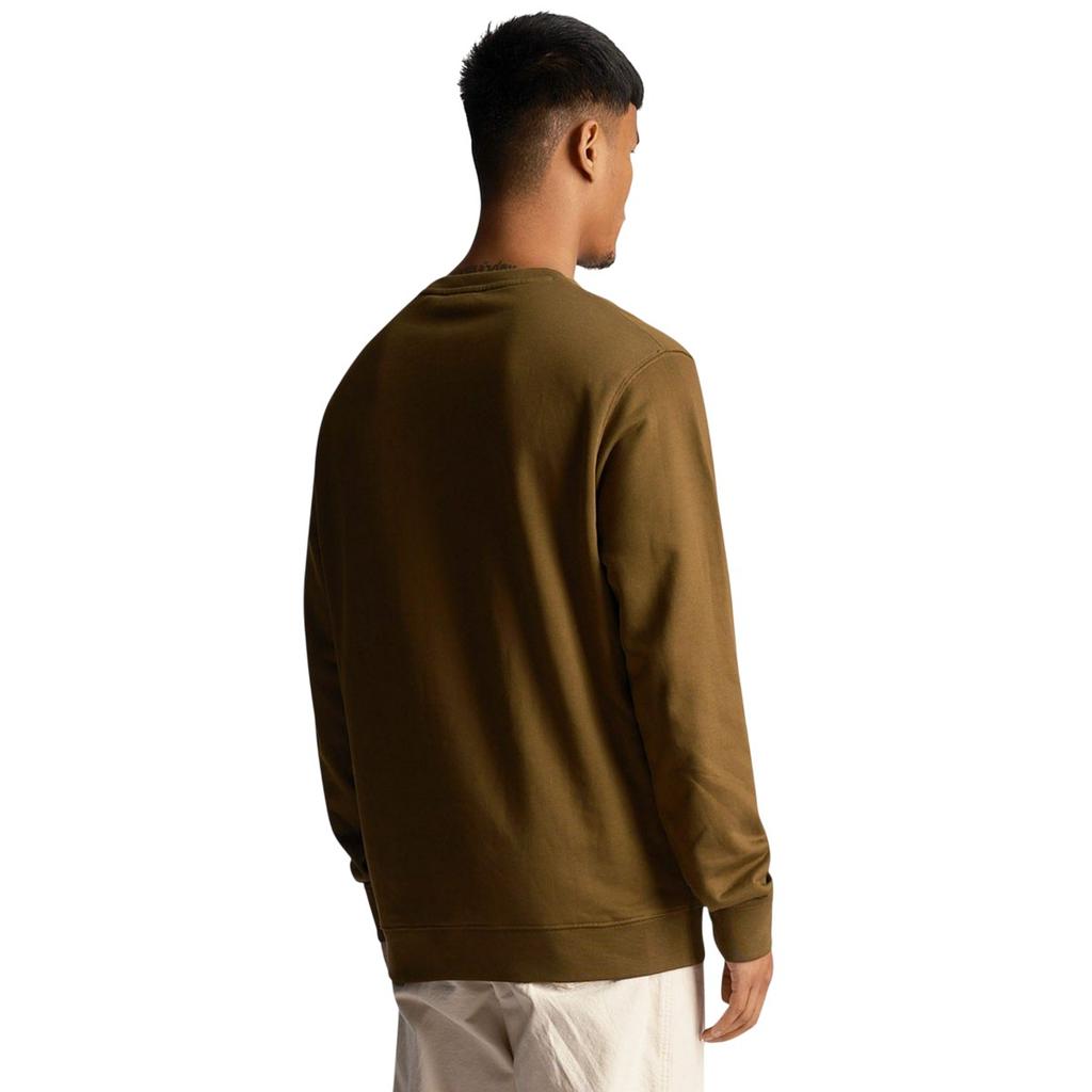 Lyle & Scott Mens Ripple Logo Crew Neck Sweatshirt