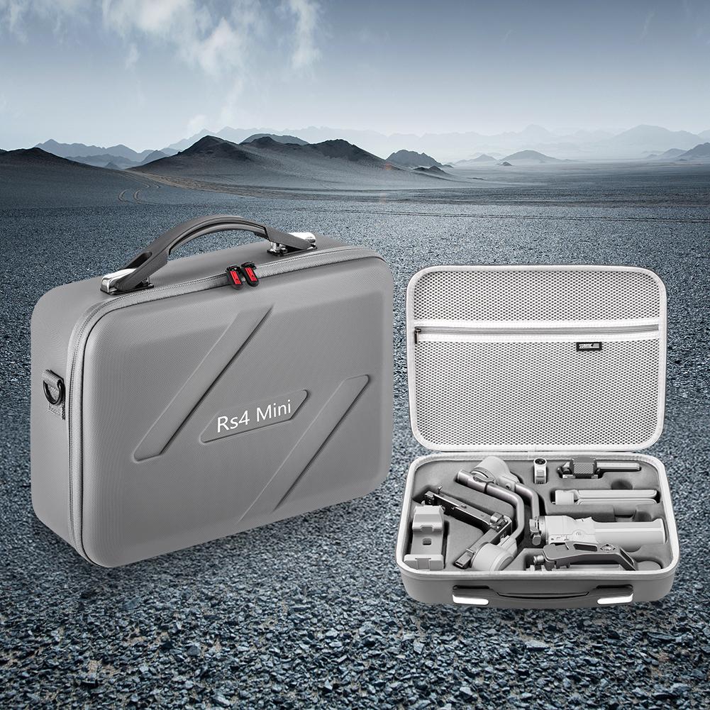 For DJI RS4 Mini Carrying Case PU Portable Storage Bag Shockproof Anti-Scratch for DJI RS 4 Mini Handheld Stabilizer Accessories