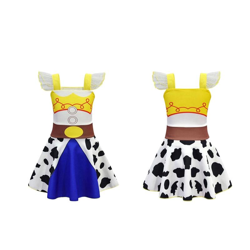 In Stock Children's Dress Toy Story 4 Cosplay Dress For Toddlers Sleeveless Ballet Dress Imported 80149