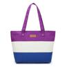 Women Stripe Canvas Handbag Summer Beach Shoulder Bags Messenger Tote Hand Bag