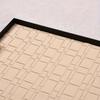 1pc Metal Jewelry Tray with Braided Leather Mat, Rectangular Tabletop Organizer for Skincare, Cosmetics, and Key Storage, Multipurpose Use for Home