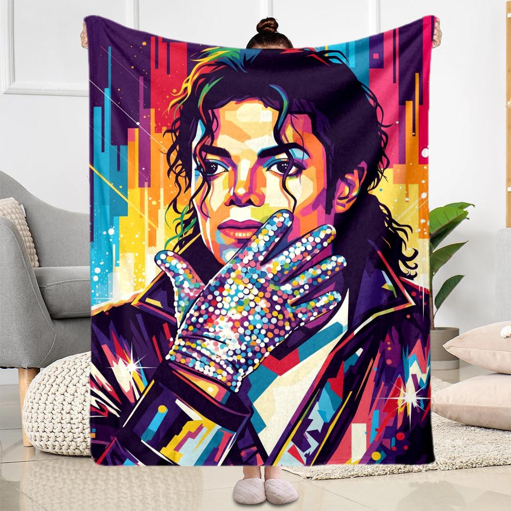 Michael Jackson Iconic Dance Blanket Comfortable Great For Sofa Bed Couch For All Occasions Stylish Decor Suitable For Gifting Relatives And Friends