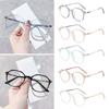 Portable Blue Ray Blocking Anti-Blue Light Glasses Ultralight Eye Protection Square Eyeglasses Metal Computer Goggles Office