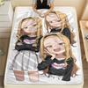 1PC Summer Time Rendering Print Flannel Blanket, High Quality All Seasons, Home Decor, Warmth and Comfort, Perfect for Christmas Gifts