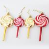 Red and White Spiral Candy Cane Christmas Tree Decorations