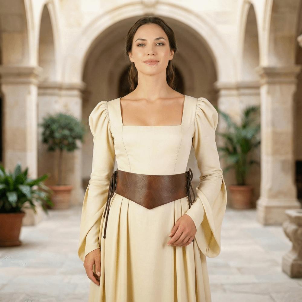 European Court Style Medieval Cosplay Belt Adjustable Tying Decorative Belt Viking Cosplay