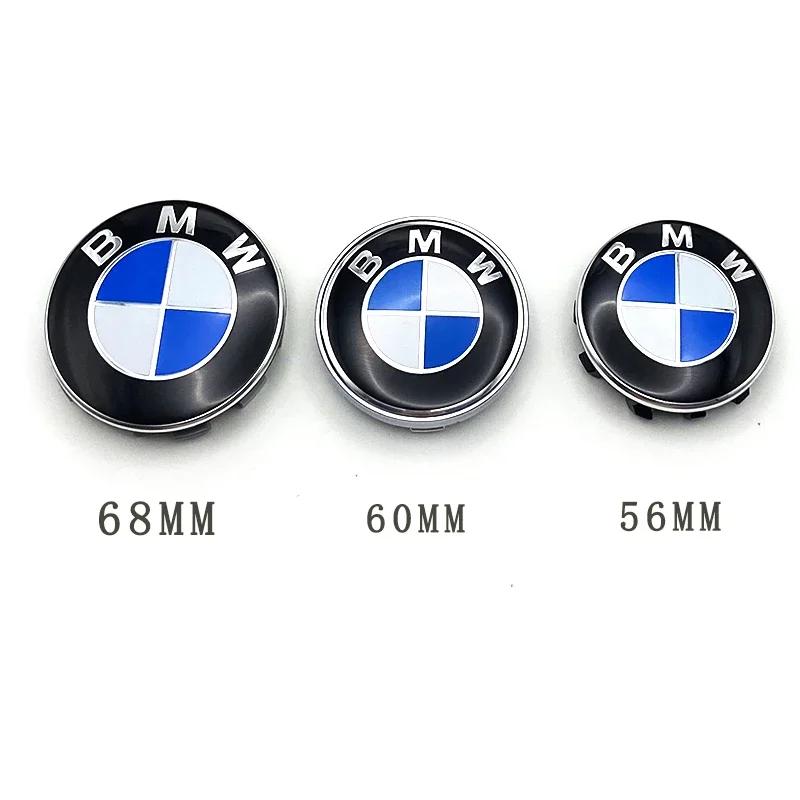 4 Stück 56/60/68 mm Radnabenkappen für BMW E36 E39 E46 E60 E90 E90 F01 F30 E93 G01 G20 G21 G30 G11 F15 X5 X3