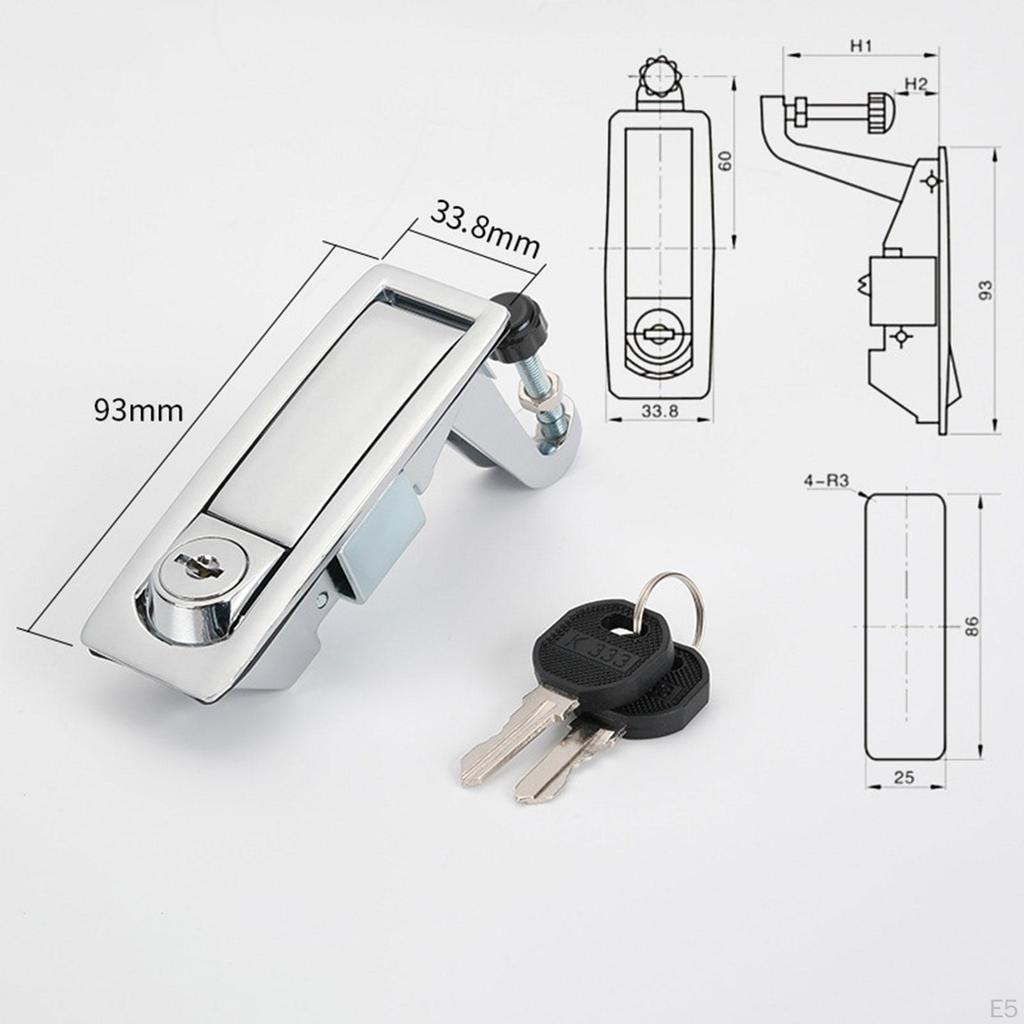 Accessori Chiusura a Scatto di Compressione Sostituisce Direttamente Premium Installazione Facile Ferramenta Azionata a Mano