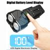 Super Bright Bike Front Light Cycling 7 Lighting Mode Head Flashlight Colorful Warning Side Lamp for Hiking Night Riding Safety