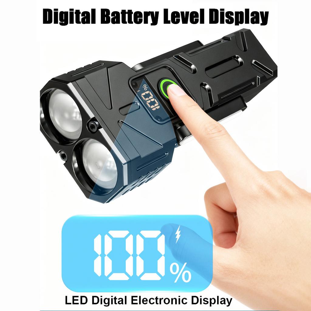Super Bright Bike Front Light Cycling 7 Lighting Mode Head Flashlight Colorful Warning Side Lamp for Hiking Night Riding Safety