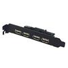 Universals USB2.0 Motherboards Expansion Bracket For PC Case Featuring Anti Interferences Metal Housing