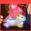 Peluche Unicorno con Luce Luminosa e Tessuto a Pelo Corto per Bambini e Adulti