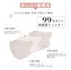 Fabric Mask for 3D Made in Japan Pink x 30 masks for [GINZA STYLE] Non-woven Children, Design, Two-tone, (Sakura Gray, children)