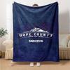 1pc Hope County Soft Flannel All Season Throw for Home, Office, Outdoor UseDurable Comfort Soft Warm Throw for Home