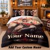 League of Legends Custom Name 3Pcs Bedding Set 1 Bed Sheet 2 Pillowcases Bedroom Home Decor