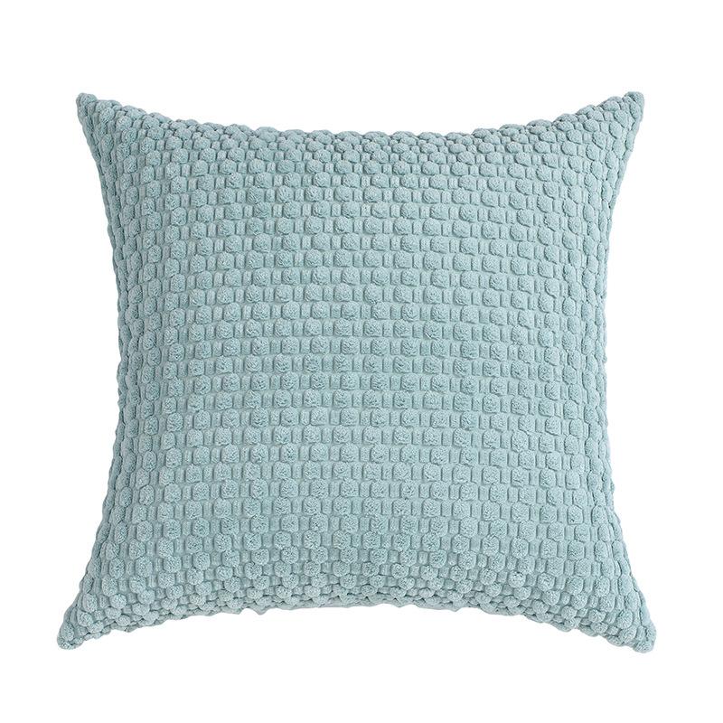 New Modern and Simple Corduroy Three-dimensional Bubble Pillow Pillow Case Fashionable Solid Color Cushion Pillow Case