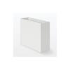 MUJI Recycled Polypropylene File Box - Standard Type - White Gray, Approx. W10 X D32 X H24cm, 83904364