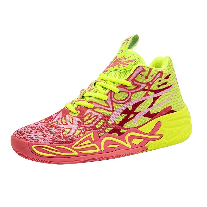 Basketball Shoes Mens Lightweight Comfortable Summer Fitness Training Shock-absorbing High-top Casual Walking Shoes for Men