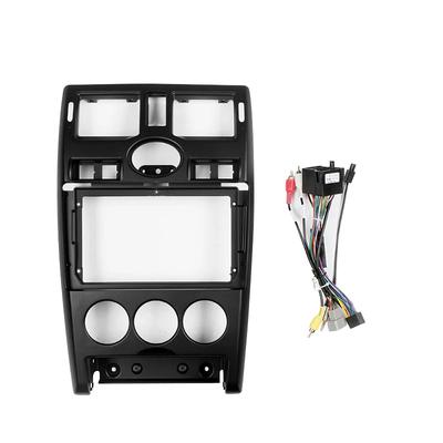 2 Din Car Radio 9'' Face Frame for LADA Priora I 1 2007 2013 Center Control Dashboard Fascia Stereo Panel Dash Kit