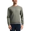 FILA Fitness Casual Comfortable Soft Pullover Round Neck Long Sleeve Sweatshirt Men sweatshirt Smoke-Olive Khaki A11M511218F-DK